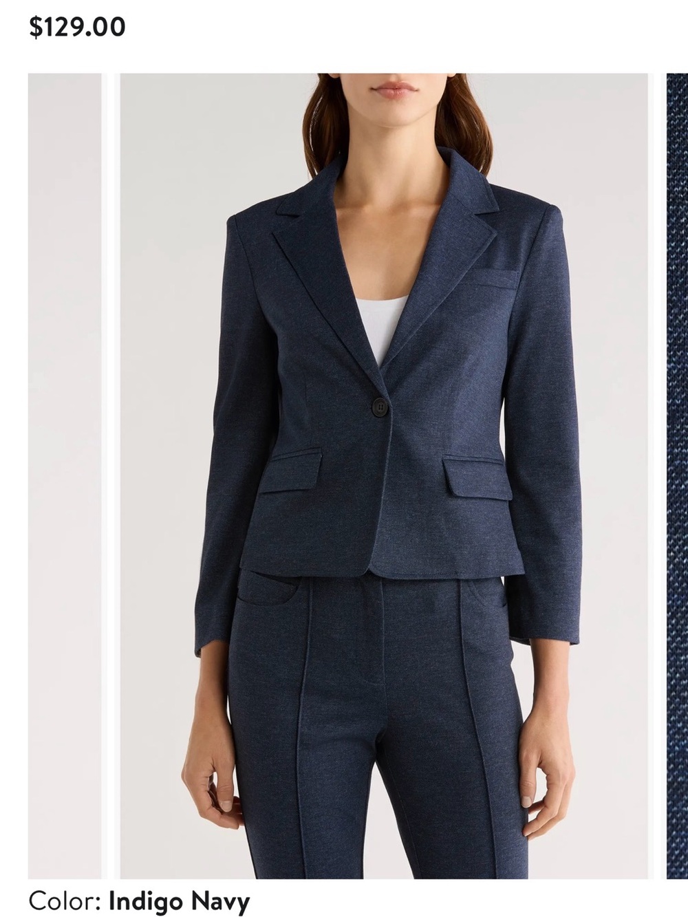 Halogen Easy Single Breasted Blazer Size 4